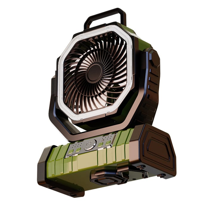 BreezeCamp™ – Die perfekte Kombination aus Ventilator & Campinglicht