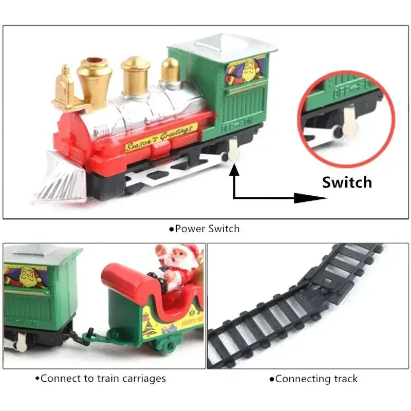 PolarExpress Weihnachtszug-Set | Inklusive Schienen & Lokomotive | Kinderzug, der den Weihnachtsbaum umkreist | Kreatives Geschenk für Kinder ab 3 Jahren
