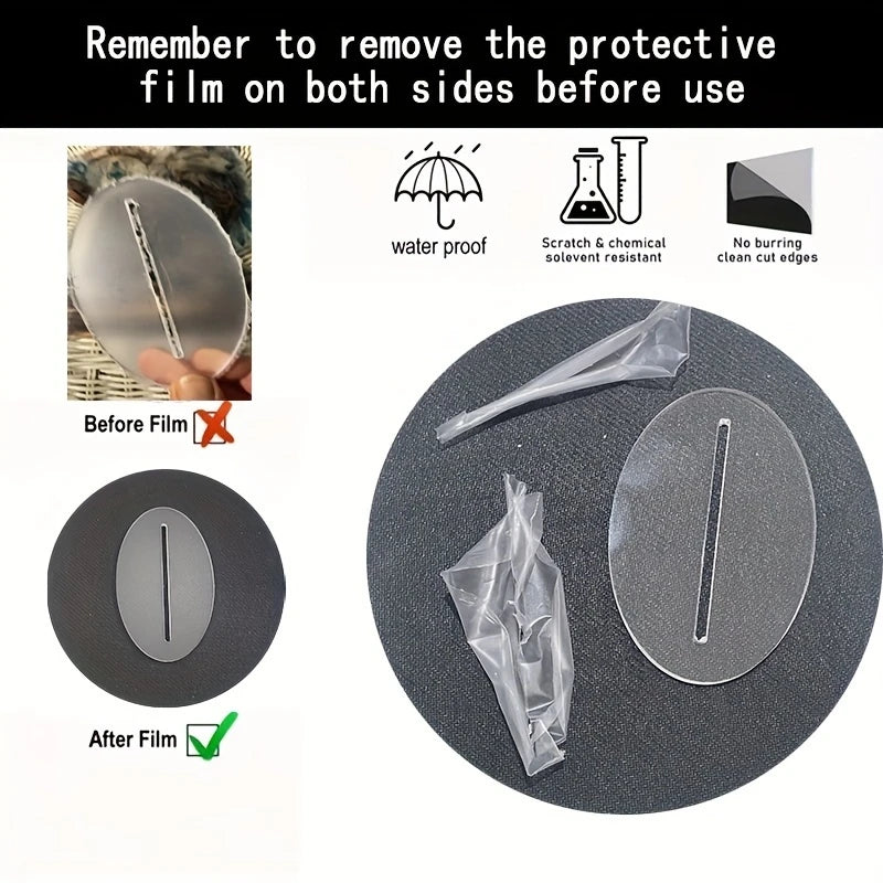 ArcticGlow | Acryl-Weihnachtsschmuck | Schneedorf mit Rentierszene | Flacher 2D-Stil