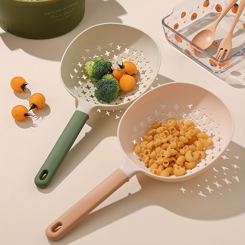 KüchenMeister | Feinmaschiges Edelstahl Küchensieb | Ergonomischer Griff, langlebig & vielseitig | Für Nudeln, Gemüse, Saucen & Backzutaten
