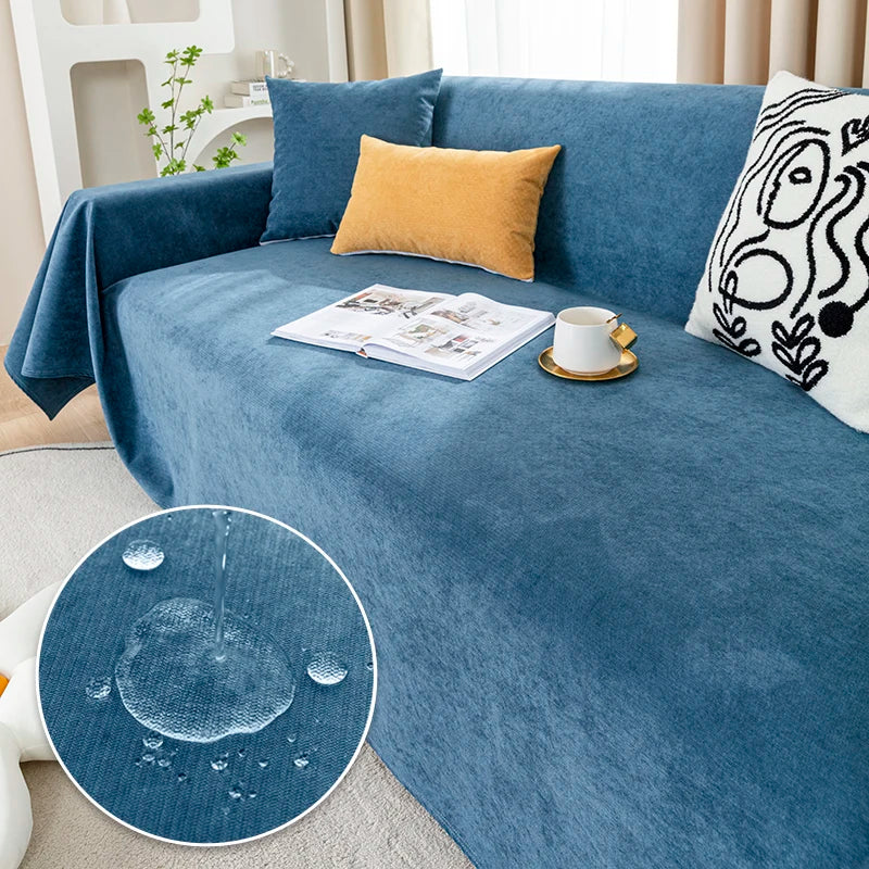 Wasserdichte Sofadecke | Vielseitige Decke & Kratzschutz | Einfarbig & Pflegeleicht | Velvaira