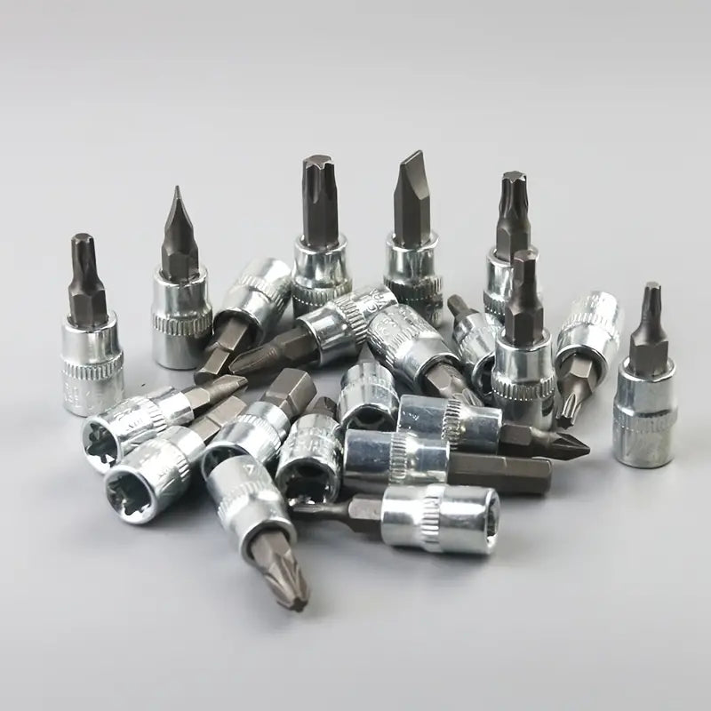 Tooloria Werkzeugkoffer | 46-teiliges Set & verchromter Stahl | Für Heimwerker & Profis | Mobil, robust & übersichtlich sortiert