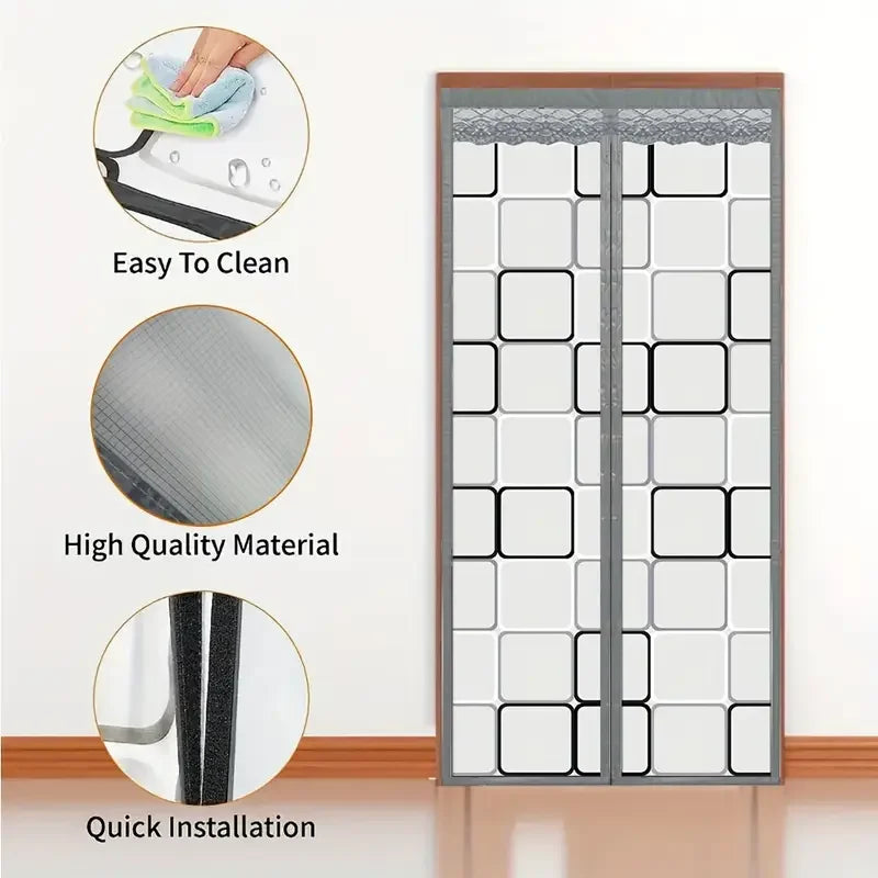 Climora | Thermovorhang für Türen | Magnetisch, Wärmeisolierend | Schützt vor Kälte und Zugluft | Perfekt für Winter und klimatisierte Räume