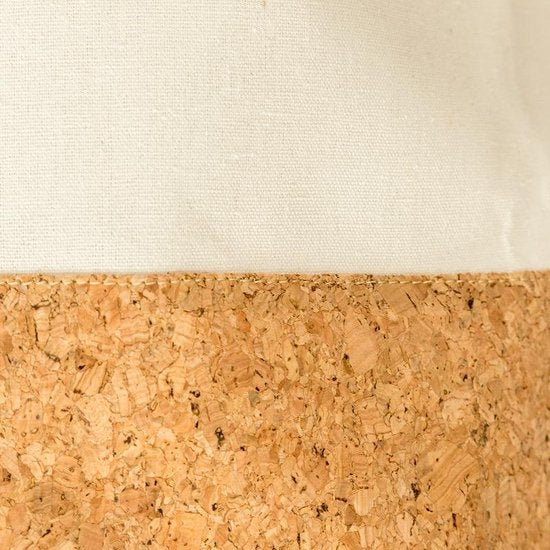 EcoHaven Aufbewahrungskorb | Nachhaltiges Baumwollleinen | Faltbar & Tragbar | Für Wäsche, Spielzeug & Mehr | Stilvolles Naturdesign