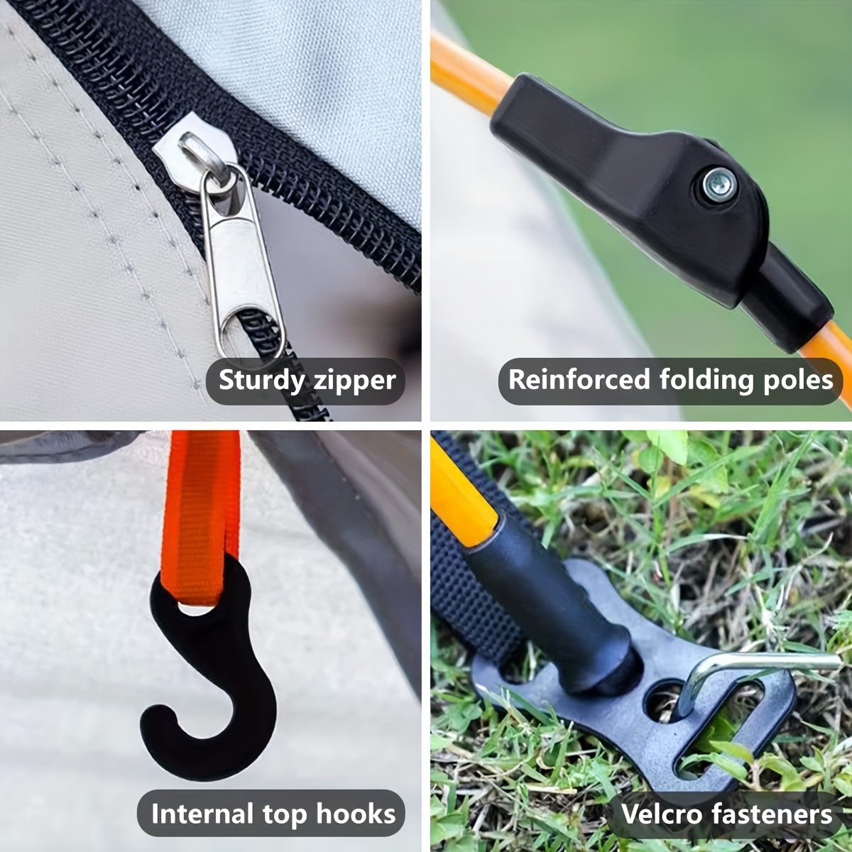 Zeltra PopTent | Sekundenzelt für 2–3 Personen | Wetterfest & Faltbar | Ideal für Outdoor-Abenteuer