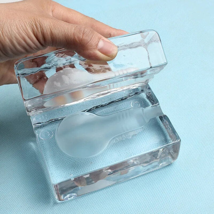 Lumiére Cube Lampe | Glasdesign | Blendfrei & Modern | LED Tischlicht