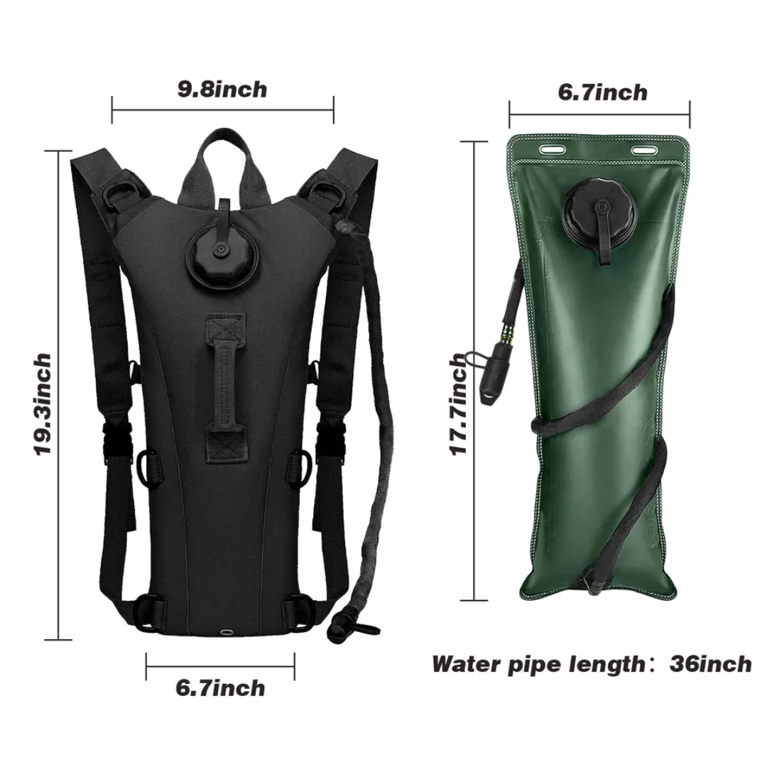Hydriva FlowPack | 3L Hydration Backpack | Ergonomic Design & Waterproof | Perfect for Hiking & Outdoor Adventures