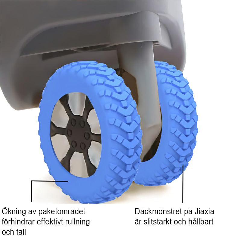 4+4 GRATIS | WheelShield – Schützt deine Kofferrollen und reduziert Lärm