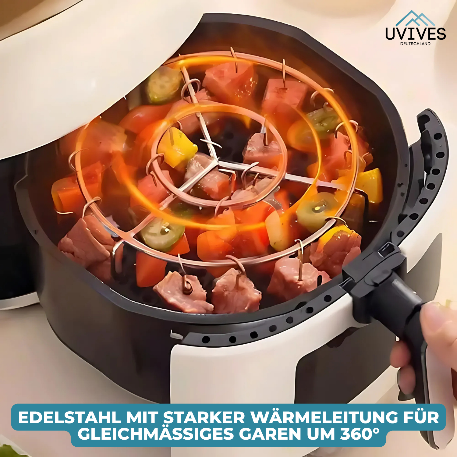 CrispGrill Set – Knuspriger Genuss ohne Rauch & Fett!
