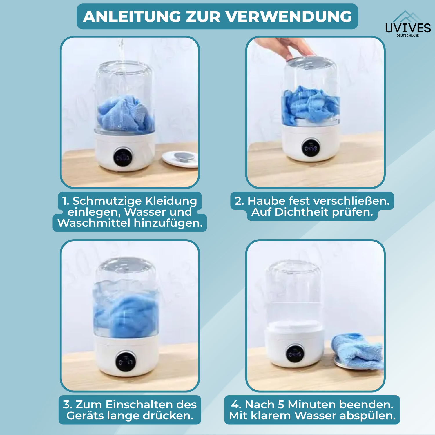 WashPod Go – Saubere Wäsche. Überall. Jederzeit.