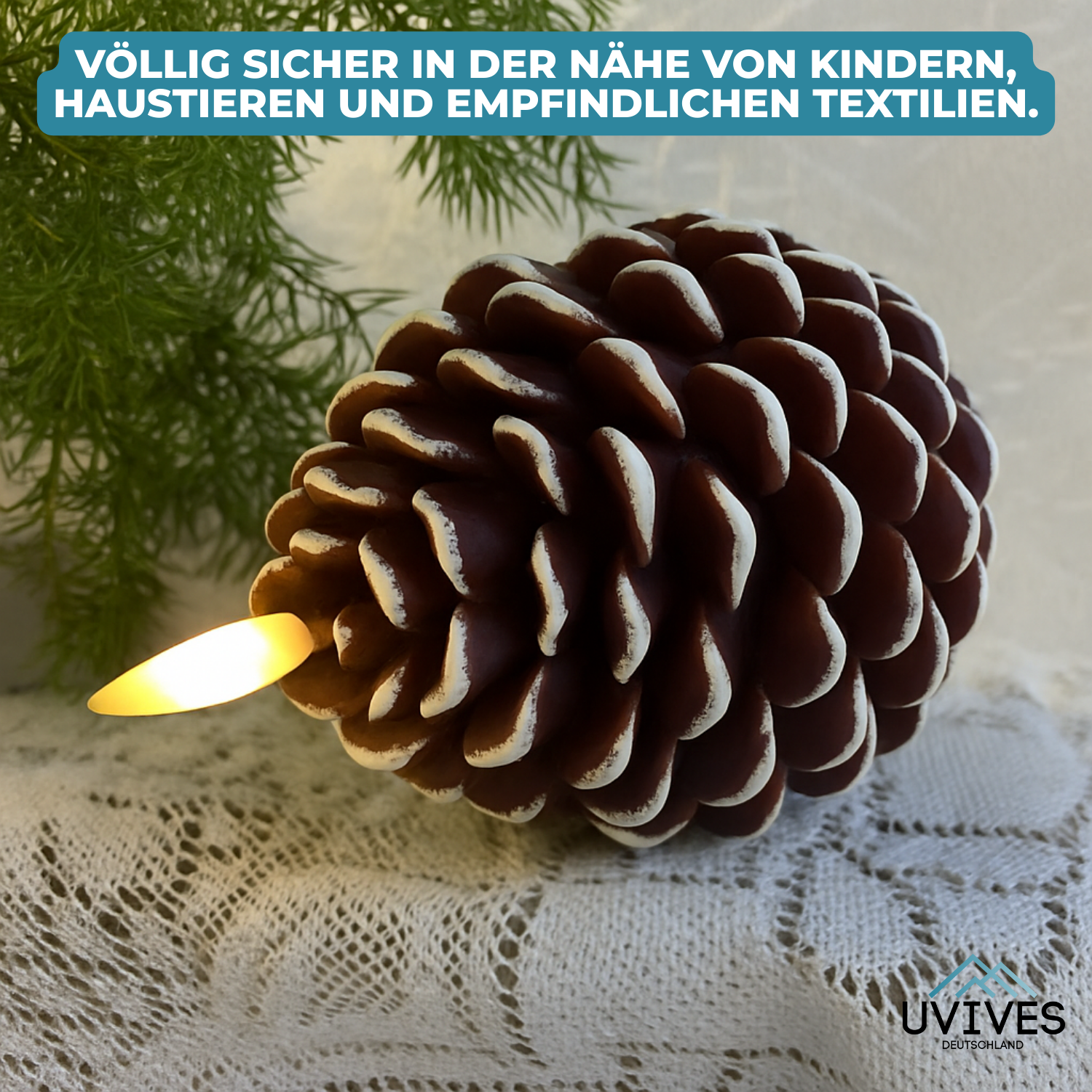 MerryPine – Entspanntes Kerzenlicht ohne Feuergefahr