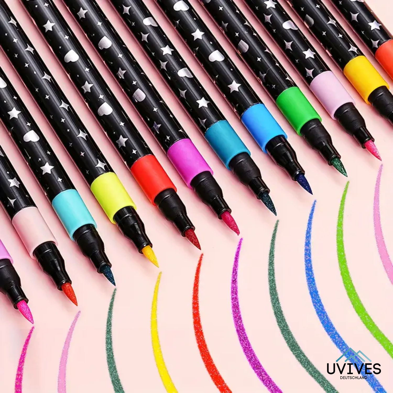 SparkLuxe – Doppelseitige Glitzerstifte für kreative Köpfe