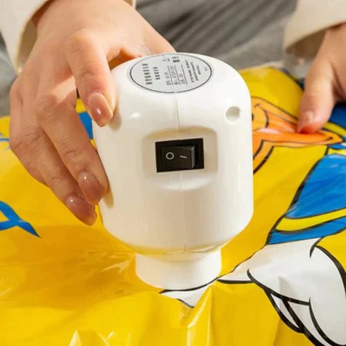 AirCompact - kompakte Aufbewahrung mit elektrischer Pumpe und Taschen