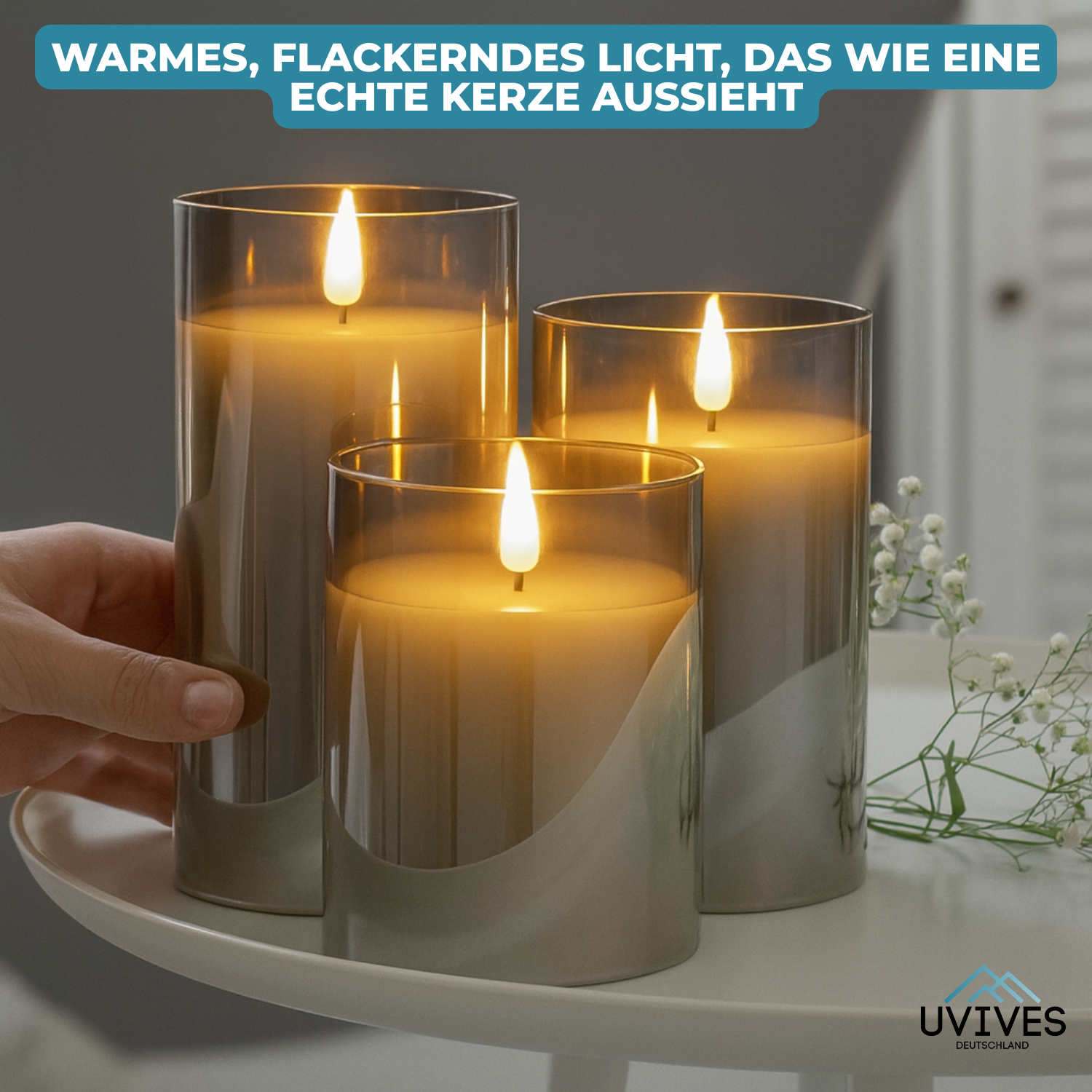 LuxCandly – Gemütliches Licht wie echte Flammen!