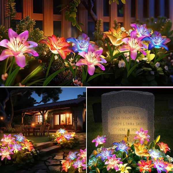 SolarBlossom – Magisches Gartenlicht mit Blütendesign