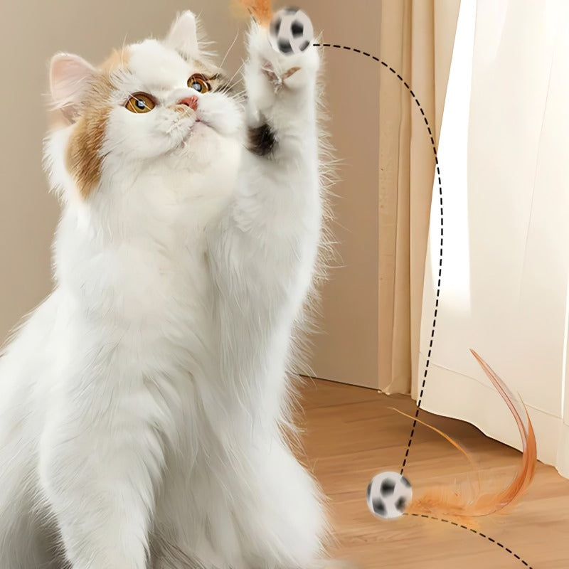 FeatherBounce – Spielspaß für aktive Katzen!