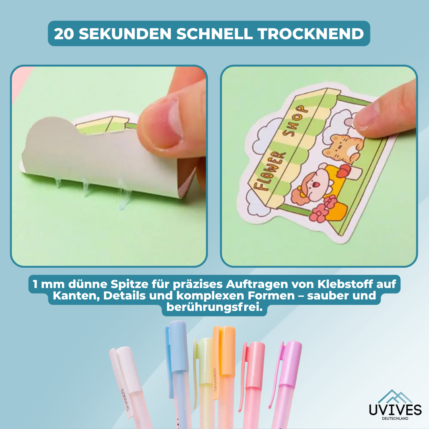GlueMaster – Klebt exakt da, wo du es willst! (6er set)