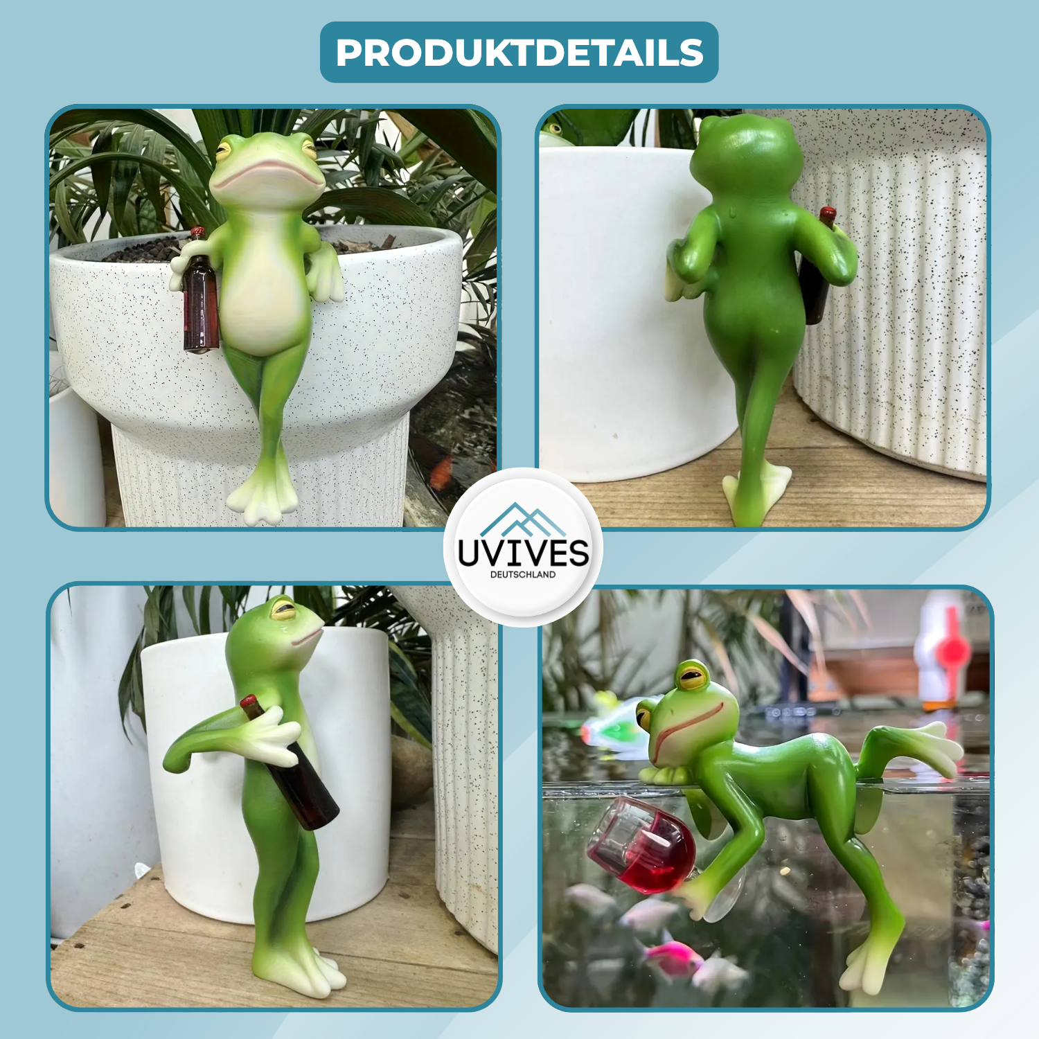 FrogWhimsy – Die freche Deko für Töpfe & Gärten