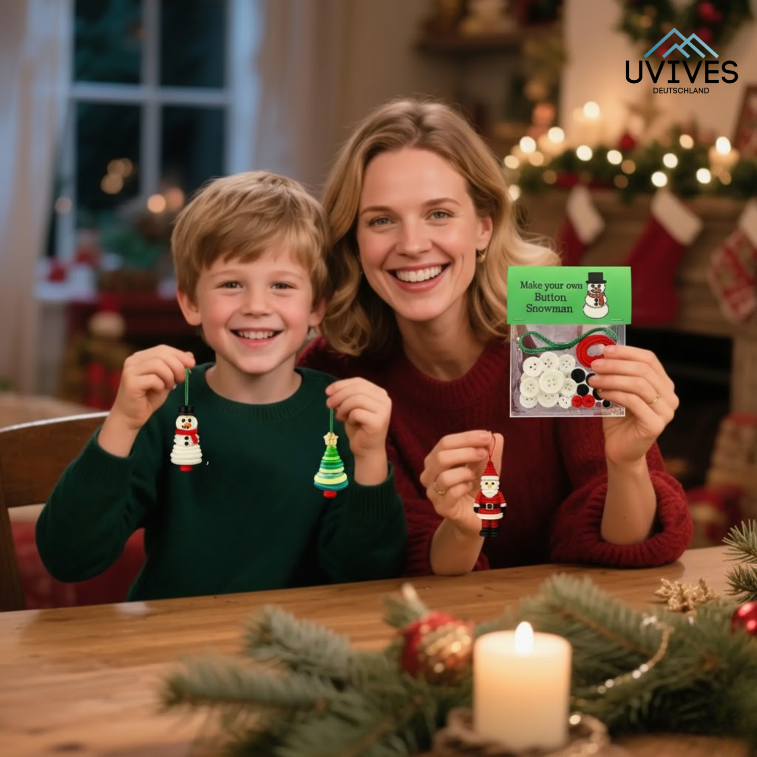 ButtonJoy – Dein persönliches DIY-Weihnachtswunder aus Knöpfen
