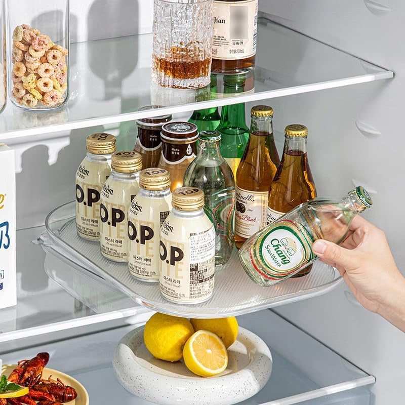 SpinSmart – Der drehbare Kühlschrank-Organizer