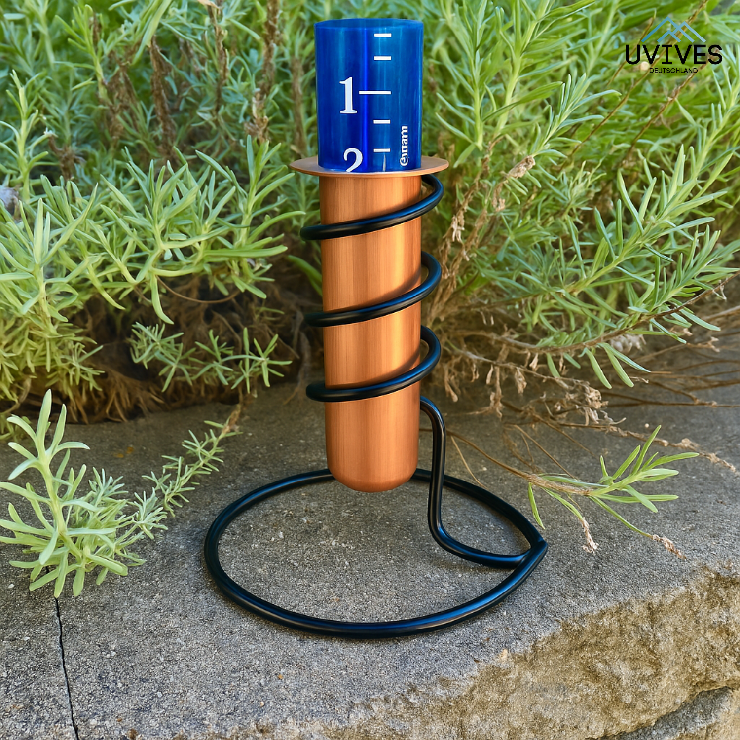 AquaCopper – Regen messen mit antikem Charme!