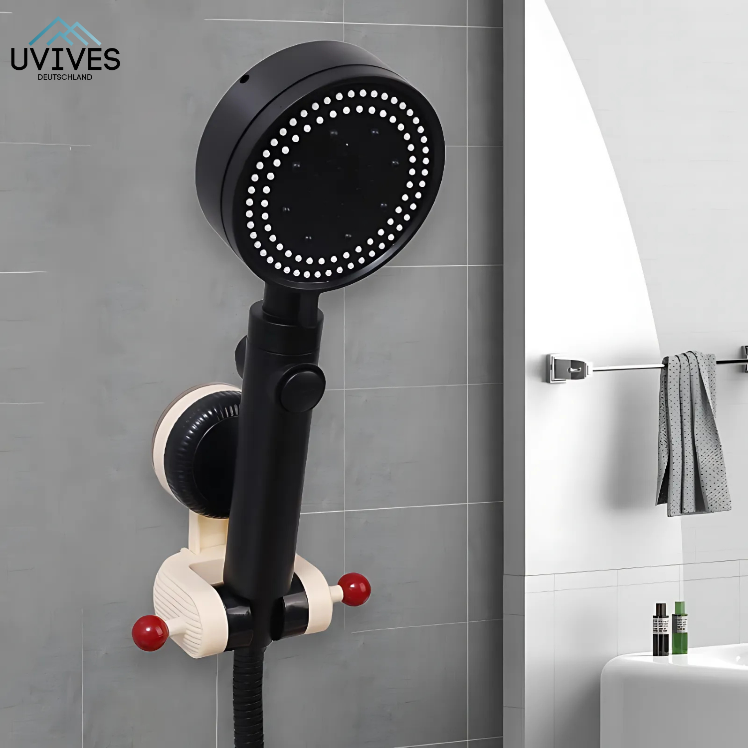ShowerHold™ – Die flexible Duschhalterung ohne Bohren