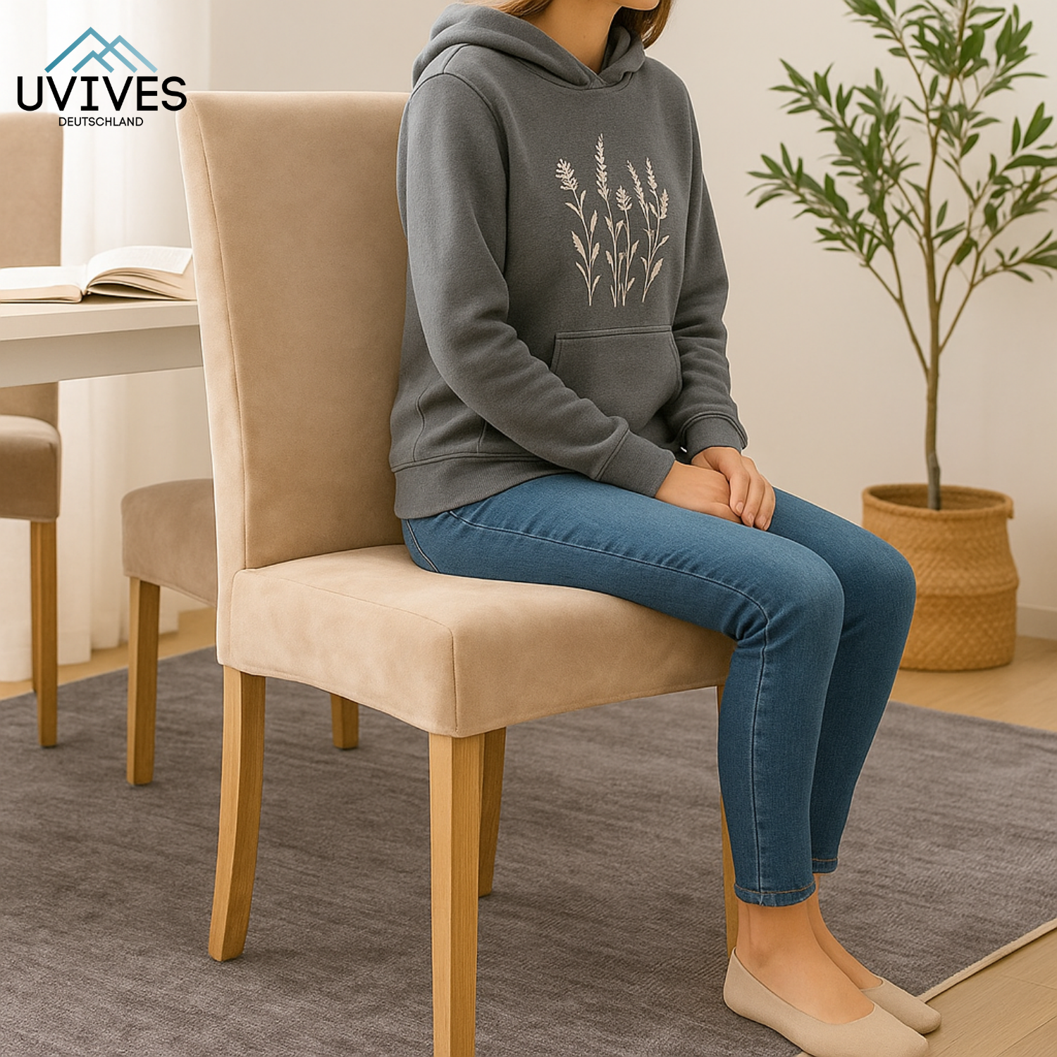 1+1 GRATIS | EasyChair - Premium Stretch Stuhlhussen [Letzter Tag Rabatt]