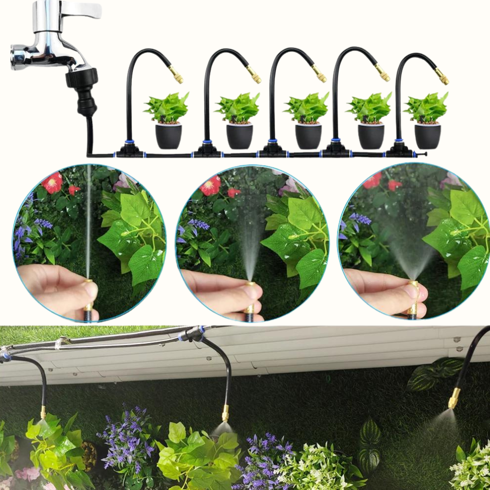 HydroVibe AutoFlow | Intelligent Bewässerungssystem | Individuell Einstellbar & Wassersparend | Robuste Kupferkonstruktion