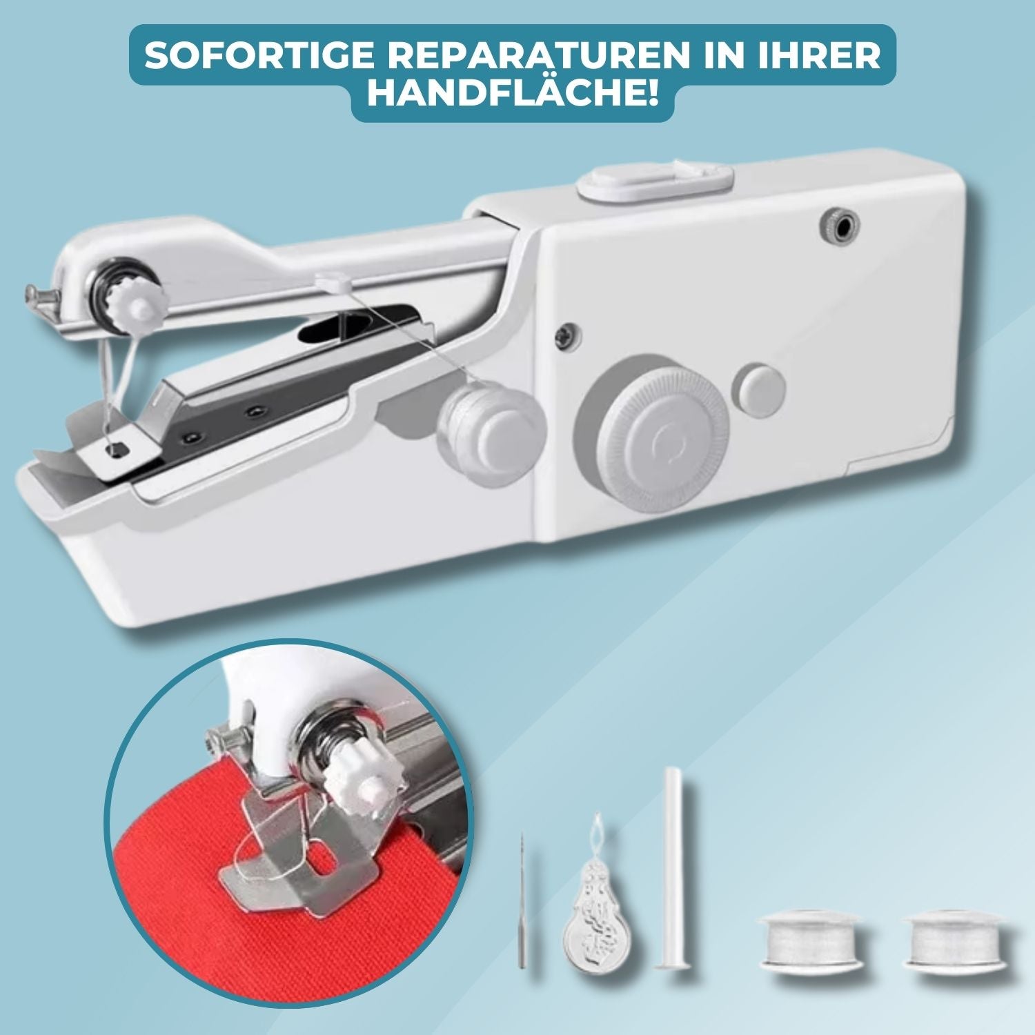 FabriSnap™ - Dieses kompakte Gerät näht mühelos und unsichtbar
