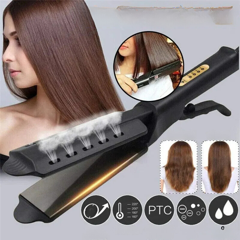Silvara StyleFlex | 2-in-1 Glätteisen & Lockenstab | 4 Hitzestufen & Nano-Keramik | Für Glattes & Gelocktes Haar