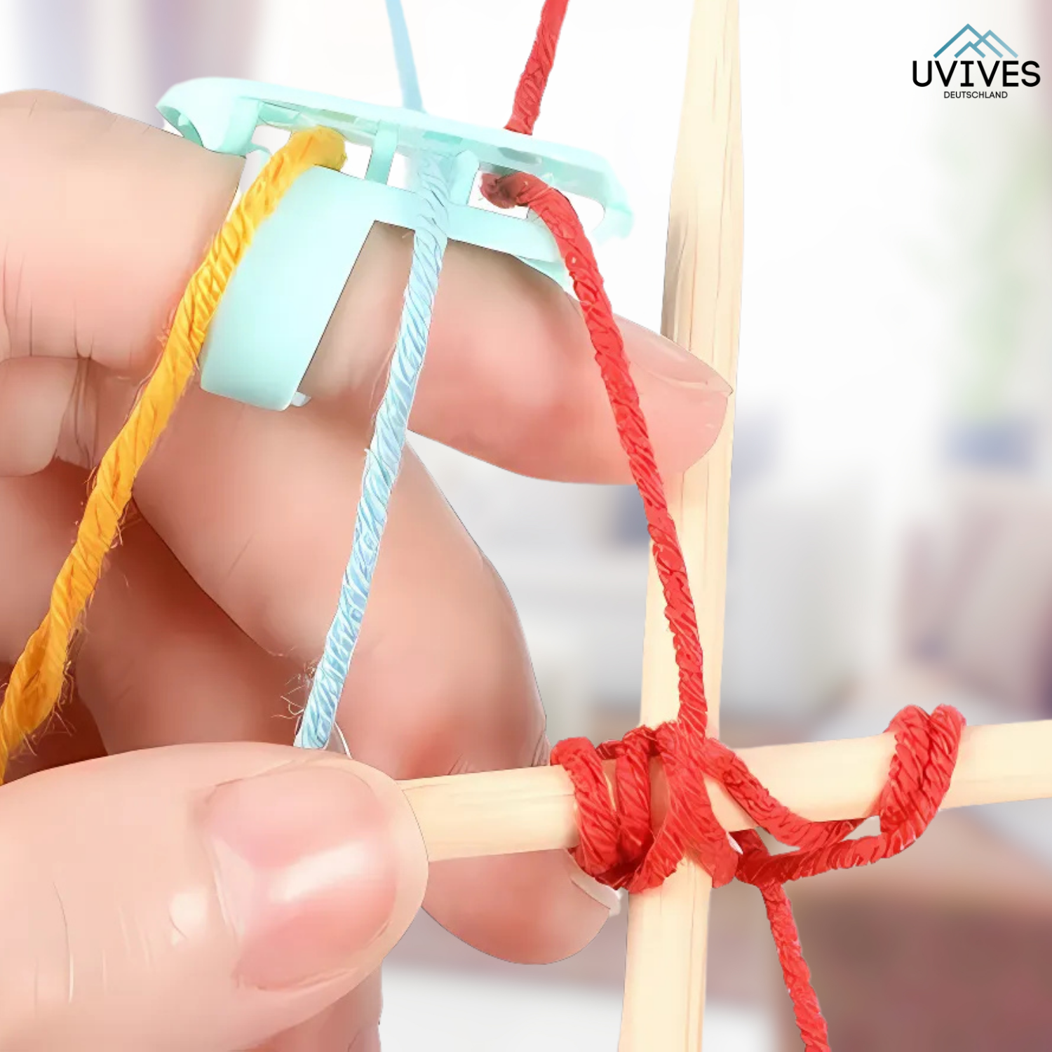 2+3 GRATIS | EasyThread™ – Der Garnführungsring für entspanntes Stricken