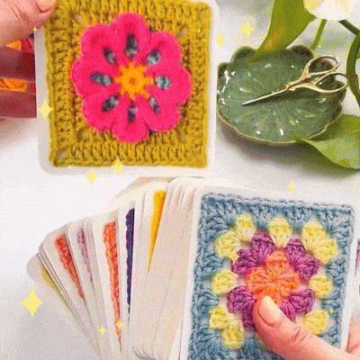 50% RABATT | CraftSquares - Granny Square Karten-Set [Letzter Tag Rabatt]