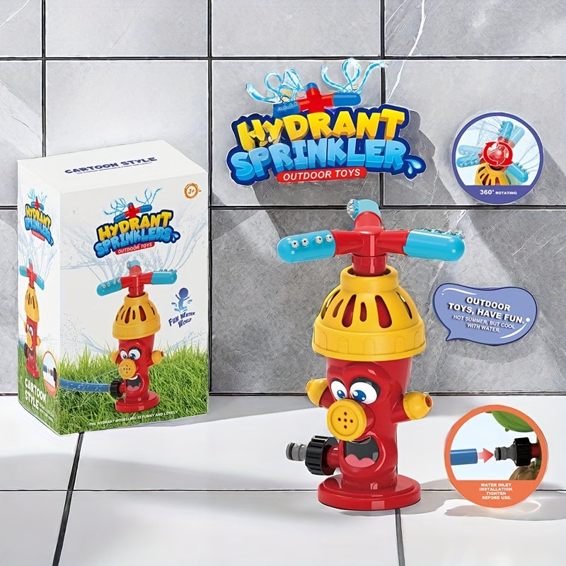 SplashZone | Rotierender Wassersprinkler | Fun Design | Perfekt für Garten & Kinder