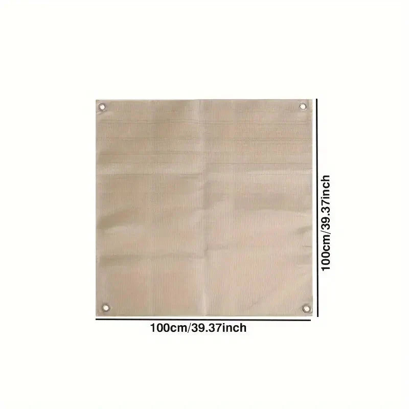 FireGuard Pro Feuerschutzmatte | Hitzebeständig & Funkenfest | Für BBQ & Feuerschalen | 100×100 cm