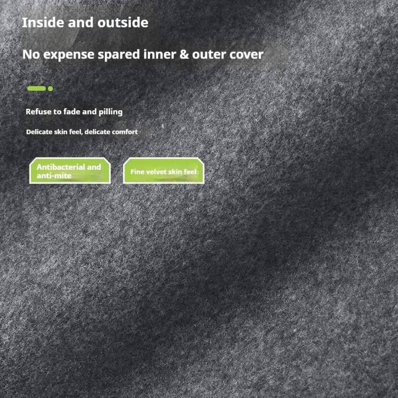 ErgoRest Nackenstützkissen | Ergonomisches Memory-Schaum-Kissen | Abnehmbarer Veloursbezug | Ideal für Büro, Zuhause & Reisen