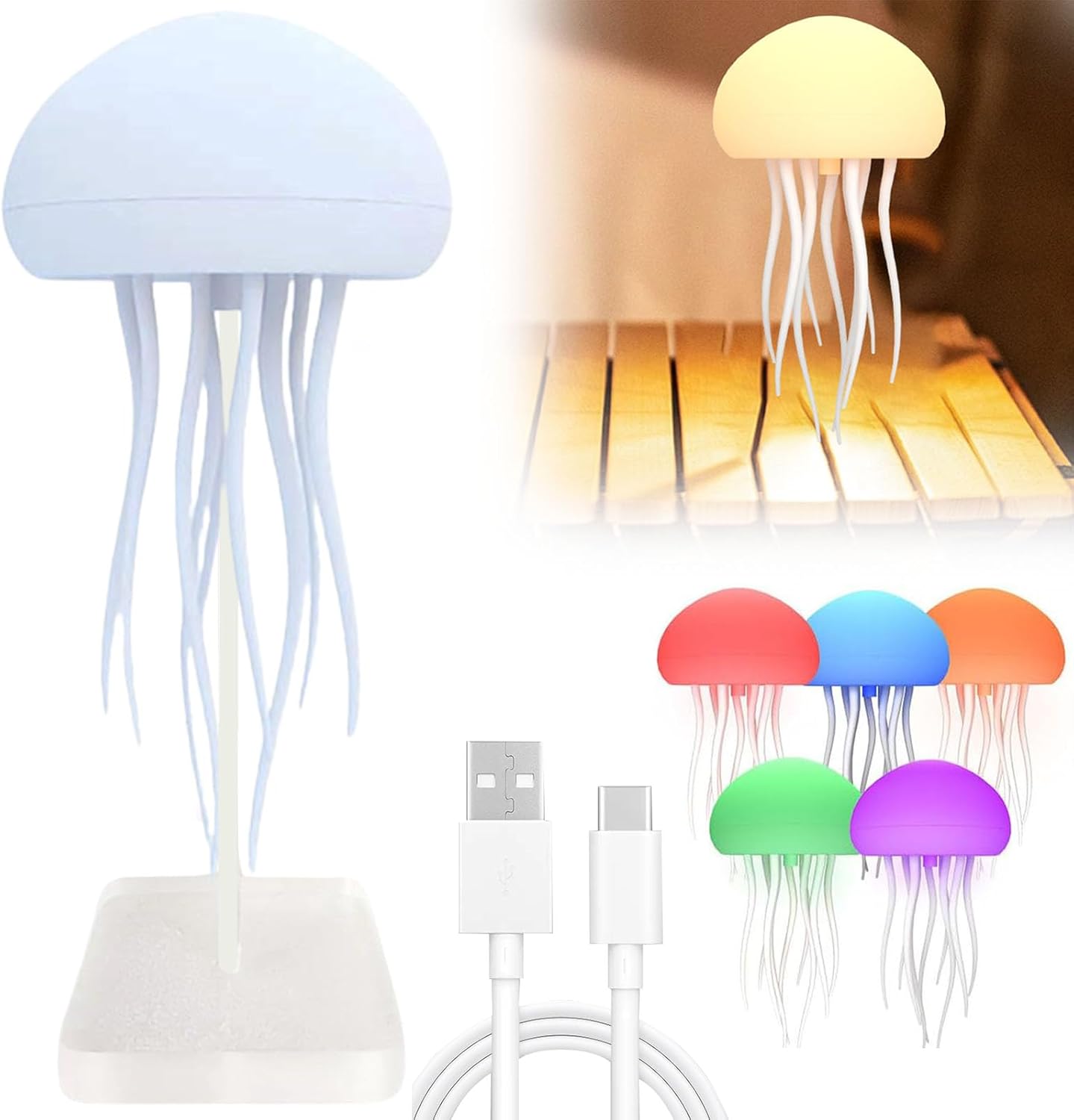LumiJelly™ – Entspannung mit magischem Quallenlicht!