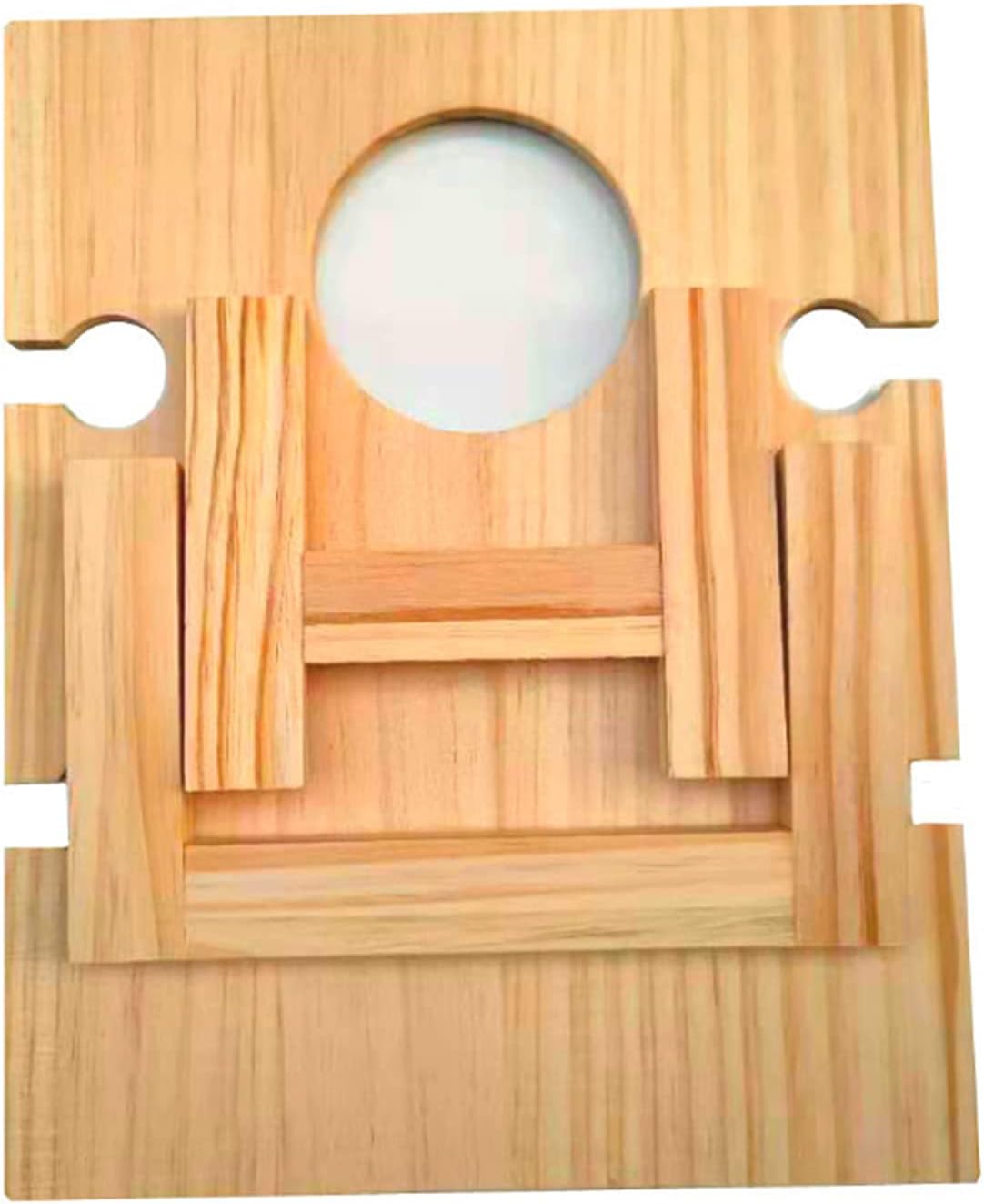 Vinalora | Klappbarer Weintisch | Halter für Flasche & Gläser | Picknick, Garten & Camping