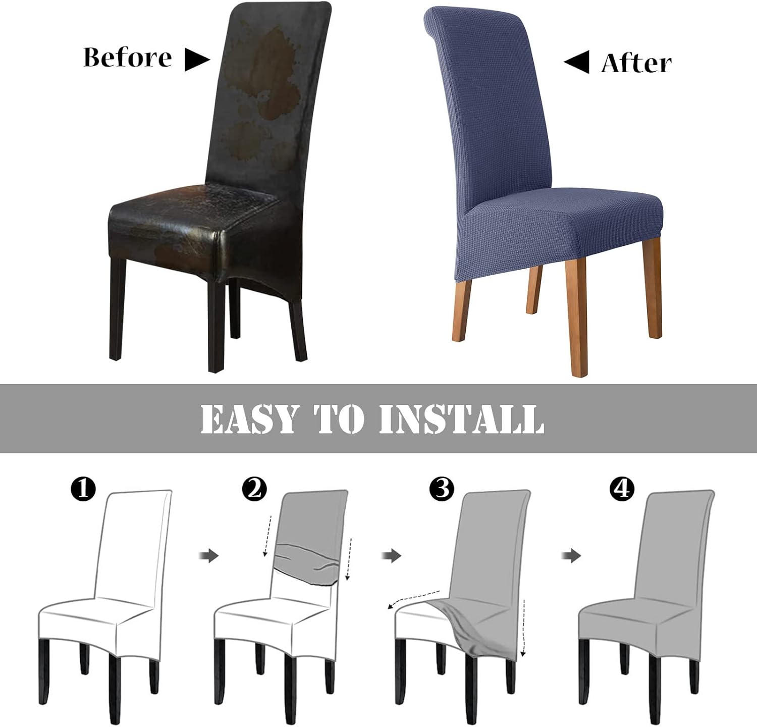 3+3 GRATIS | ChairLuxe – Mach deine Stühle wie neu!