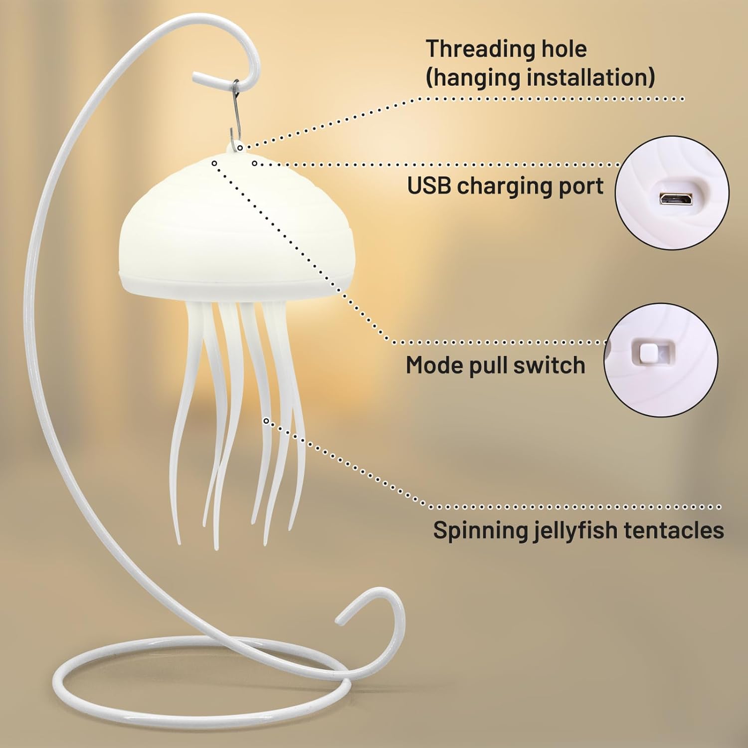 JellyLume – Die magische Quallen-Nachtlampe für beruhigendes Licht