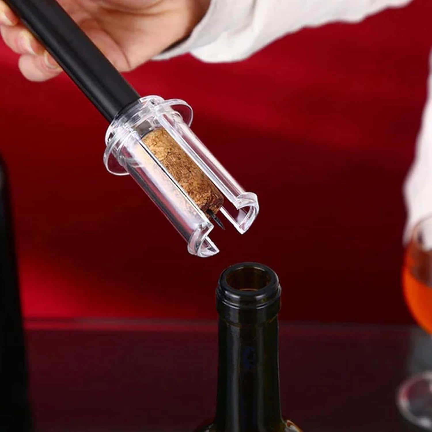 VinoAir – Wein öffnen in Sekunden, ohne Kraftaufwand!