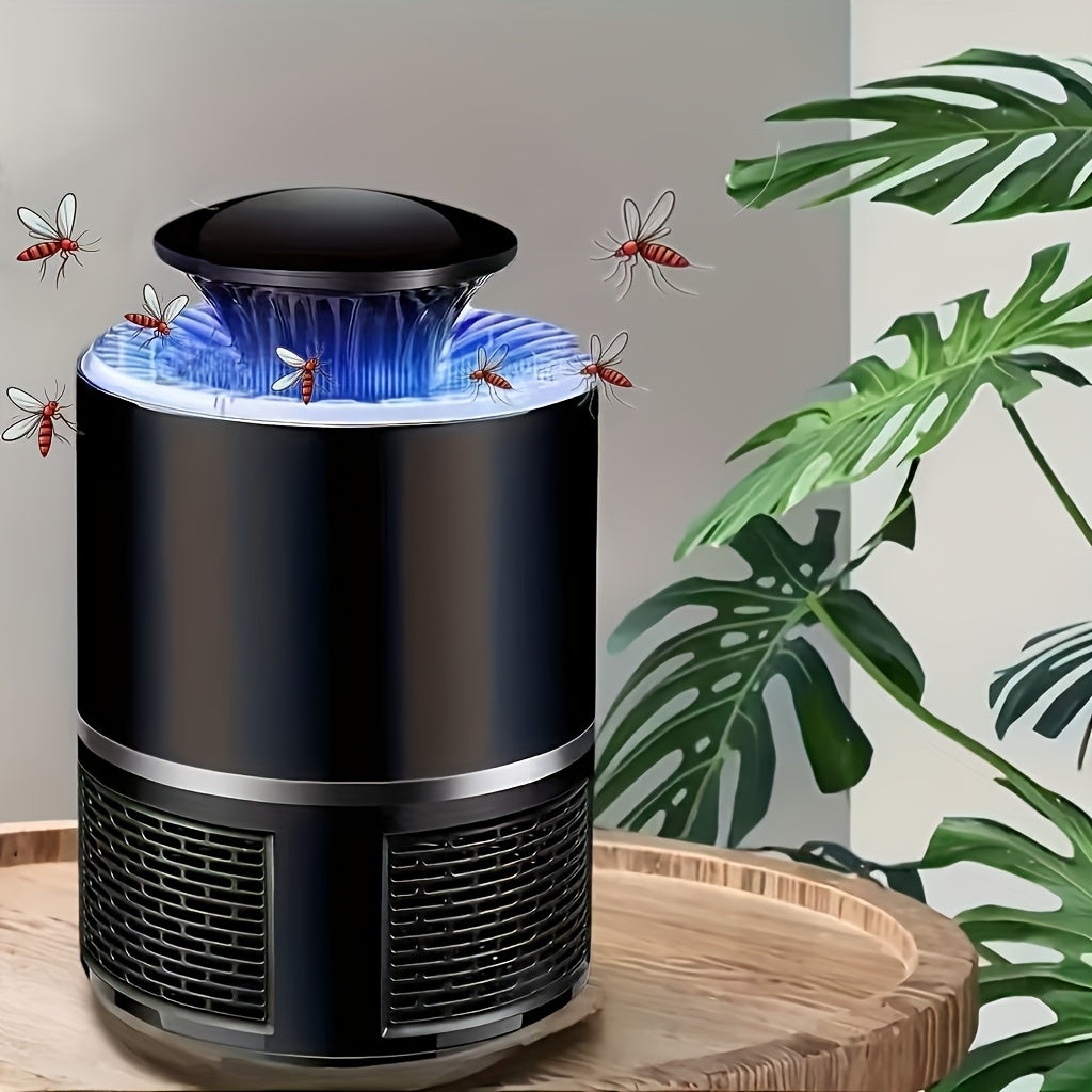 InsectaGuard Mückenlampe | Leise & Effizient | Mit USB-Anschluss & Blaulicht | Für Innen & Überdachte Außenbereiche