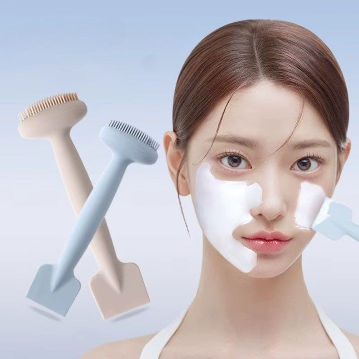 SilkDuo™ – 2-in-1 Gesichtsmaske-Applikator mit Bürste & Spatel