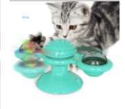 PlayPaws Toy | Interaktives Katzenspielzeug | Zahnpflege & Kratzschutz | Drehende Windmühle