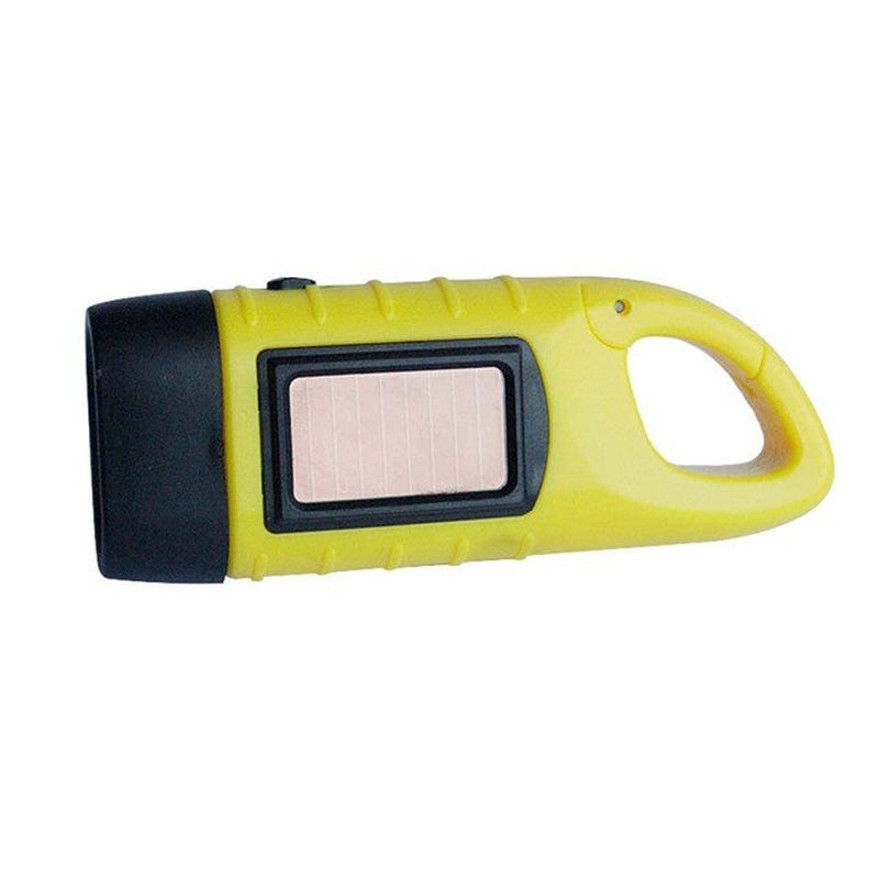LumiPower Solar Flashlight | Handkurbel & Solar | Kompakt & Robust | Perfekt für Notfälle & Outdoor-Aktivitäten