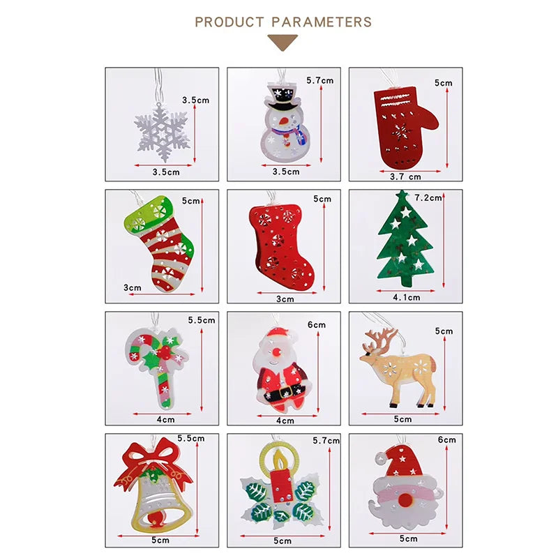 LumiRein LED-Lichterkette | Glocken- & Rentierhandschuh-Muster | Batteriebetrieben | Warmweiß | Ideal für Wohnzimmer, Schlafzimmer & Garten