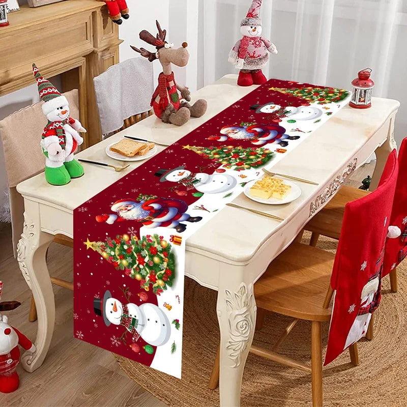 Festivia Weihnachtstischläufer | 180×35 cm | Elegant und festlich | Dekorative Tischdecke für Weihnachten & Neujahr 2025/2026
