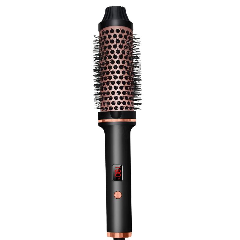Curlessa | 3-in-1 Keramik-Stylingbürste | Locken & Volumen & Glätten | Turmalin-Technologie | Ergonomisches Design