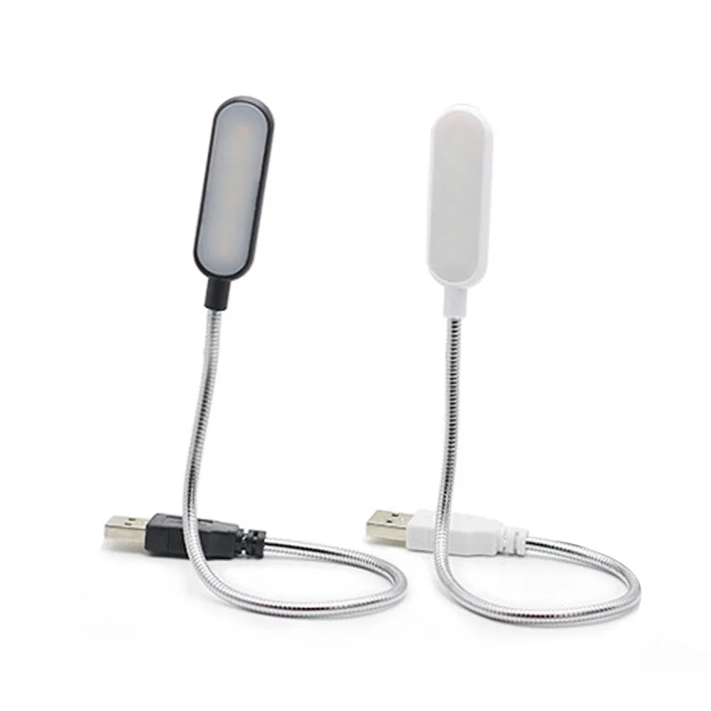 FlexiBeam USB LED Leselampe | Wiederaufladbar & Energiesparend | Flexibler Schwanenhals | Warmweiß & Kaltweiß | Kompatibel mit Laptop, PC & Powerbank