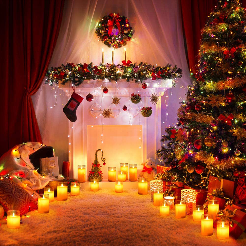 MerryCandle - Sichere Gemütliche Atmosphäre mit Realistischem Flammenlosen Kerzenlicht