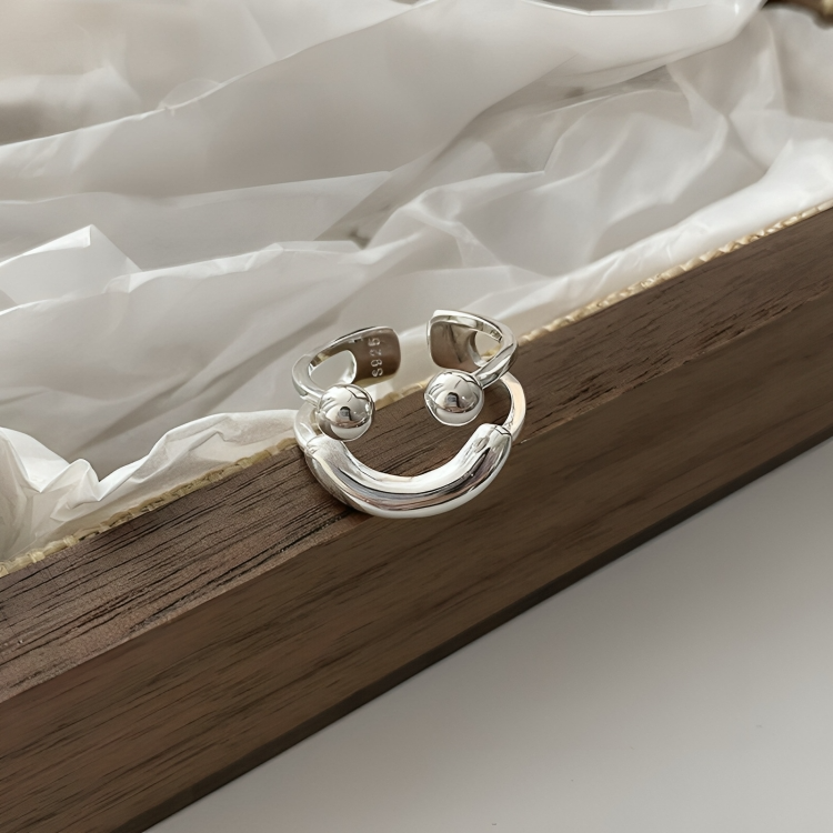 50% RABATT | HappyRing™ - smiley Verstellbarer Ring [Letzter Tag Rabatt]